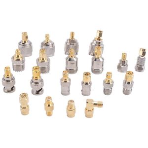 SMA à SMA BNC N F UHF Type Kits Adaptateur RF 20,SMA Femelle à F Mâle,SMA Femelle à F - Neuf