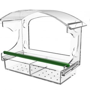 Nichoir Avec Fenetre Transparente Et Ventouses Puissantes, Observation Des Oiseaux, Mangeoire Transparente Avec Fenetre En Acrylique Ref. : 3573 - Neuf