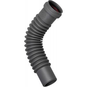 Raccord wc souple magicoude M/F D50,&agrave; embo&icirc;ter (push-fit) pour &eacute;vacuation,gris - Neuf