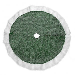 Jupe de sapin de No&euml;l verte, d&eacute;corations de No&euml;l, tapis de protection pour sapin, d&eacute;coration pour la maison et les f&ecirc;tes (80 cm) - Neuf