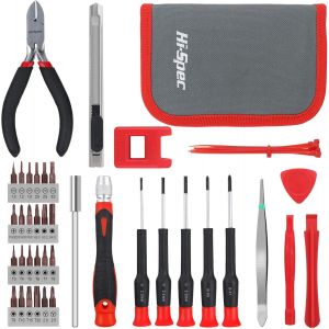 ERYI-Kit De Tournevis De Précision 38 Pièces, Trousse D'Outils De Réparation D'Électronique Pour Téléphones, Tablettes Et Bricolage, Avec Pinces Et Étui - Neuf