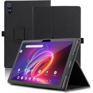 Kal-Coque Compatible Avec Acer Iconia Tab P11, Housse Etui De Slim Léger Avec Dragonne, Pu Flexible Cover Avec Multi-Angle Fonction Support, Noir - Neuf