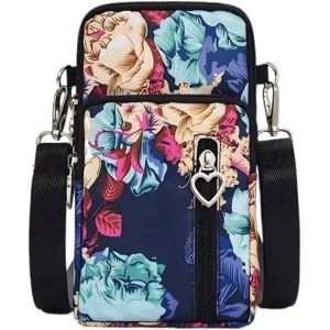 TZF-Petit Sac T&eacute;l&eacute;phone Portable Femme,Sac de t&eacute;l&eacute;phone Portable,Bandouli&egrave;re Portefeuille Poche,Crossbody Pochette Sacoche Running - Neuf