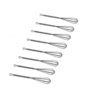 8pcs Mini Balloon Fouet 7in Agitateur de fouet manuel polyvalent - Neuf