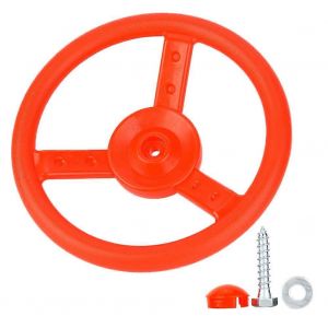 Aire De Jeux Extérieure En Plastique Petit Volant Jouet Balançoire Set Accessoires (Rouge) - Neuf