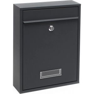 JEXNOVASHOP-Kippen 10005AN Bo&icirc;te aux lettres mod&egrave;le "MAIL" Anthracite - Neuf