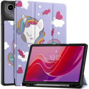 pour Lenovo Tab M11 Coque avec Porte-Stylo,Ultra Mince Intelligent Housse &Eacute;tui Coque Tablette pour Lenovo Tab M11,Licorne - Neuf