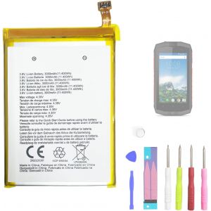 MEVRONISSHOP-LPN38300E Batterie de rechange LPN38300E compatible avec Crosscall Trekker M1 - Neuf