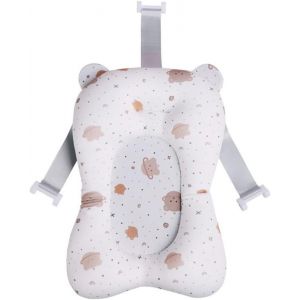 de bain pour nouveau-né, Coussin De Baignoire Bébé,Tapis de Bain Antidérapant Support Siège de Bain Baignoire Bébé pour Douche Pliable Bébé Coussin Flottant de Baignoire pour Nouveau-né - Neuf