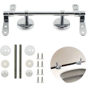 Charniere Abattant Wc CharnièRe Fixation Inox - Remplacement SièGe Toilette CharnièRes D'Abattant Acier Inoxydable Kit Pour Longue Fixe Fixations Convient Plupart Des Styles - Neuf