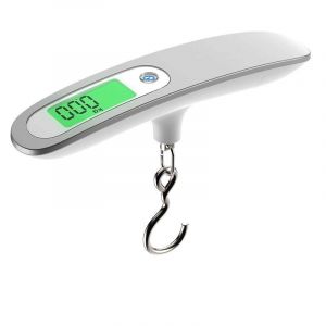 balance électronique portable pour bagages, capacité maximale de 50 kg / 110 lb, fonction tare, pour voyage et vie de famille - Neuf