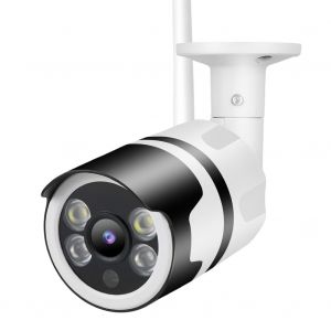 Camera de surveillance WiFi CMOS 1080P, vision nocturne, CCTV, telephone, PC, moniteur a distance, 110-240 V (UE) - Neuf