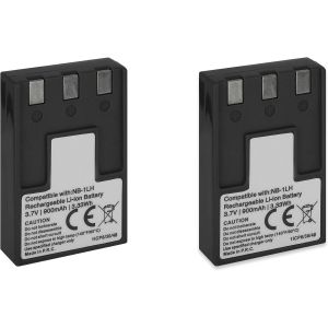 2X Batteries NB-1L pour Canon Ixus 200,200a,300,300a,320,330,400,430,500,V,V2,V3 - Neuf