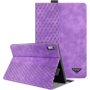 Coque Pour Lenovo Tab P11 2nd Gen 11.5 Pouces 2023 Tb350fu/Tb350xu, Tablette Housse De Protection, Cuir Pu Étui Case Pour Lenovo Tab P11 Gen 2, Violet - Neuf