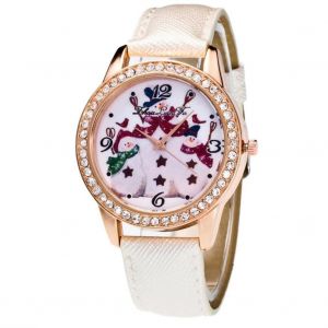 Femmes Dames &Agrave; La Mode &Eacute;l&eacute;gant Mouvement &Agrave; Quartz Montres Montre-Bracelet (Blanc) - Neuf