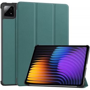 Coque Compatible avec Xiaomi Pad 7/7 Pro, Housse Etui de Slim L&iquest;&iquest;ger avec Veille/R&iquest;&iquest;veil Automatique, PU Flexible Cover avec Multi-Angle Fonction Support, Vert Fonc&iquest;&iquest; - Neuf