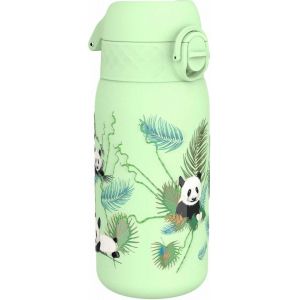 Kalanka-Gourde Isotherme Enfant, Inox, 320ml, Anti-Fuite, Facile &Agrave; Ouvrir, Verrouillage S&eacute;curis&eacute;, Lavable Au Lave-Vaisselle, Poign&eacute;e De Transport, Durable, Acier Inoxydable, Panda - Neuf