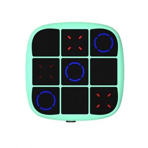 Jeu d'échecs portable, puzzle, console de jeu électrique portable, puzzle pour enfants, jouet électronique, jeux de stratégie, jaune-Vert - Neuf