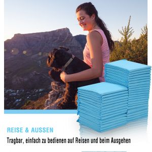 100x Tapis Pour Chiots Pads D'entra&icirc;nement 45x60cm Pads Absorbants Toilettes Pour Chiots Chats Liti&egrave;re Pour Chiens - Neuf