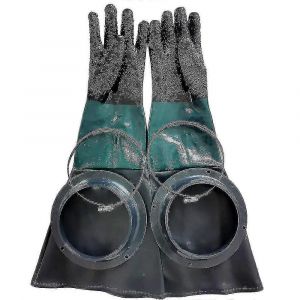 Gants de sablage Pièces de sableuse 60cm avec joints toriques pour armoire de sablage - Neuf