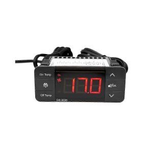 Thermostat de r&eacute;gulateur de temp&eacute;rature num&eacute;rique avec capteur pour syst&egrave;me de refroidissement par d&eacute;givrage de r&eacute;frig&eacute;ration 220V EK-3030 - Neuf