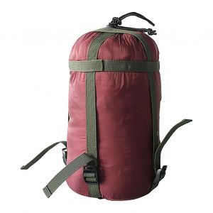 Sac De Couchage De Compression, Sac De Rangement En Nylon Impermeable, Equipement De Randonnee Rouge Fonce Pour Hommes Et Femmes - Neuf