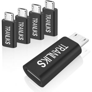 Kalanka-Adaptateur Usb C Vers Micro Usb, [Lot De 5] Adaptateur Usb Type C Femelle Vers Micro Usb Male Connecteur Support Charge, Ne Supporte Pas La Fonction Otg. - Neuf