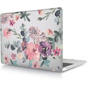 acdsgd-Coque Compatible avec MacBook Pro 15 Pouces 2019 2018 2017 2016 Version A1990 A1707 avec Touch Bar and Touch ID, &Eacute;tui Rigide Protecteur en Plastique, Fleur - Neuf
