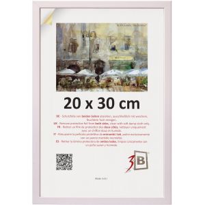 CMWX-Cadre de l'image LUND - Blanc - 20x30 cm - cadre photo en bois avec verre acrylique - Neuf