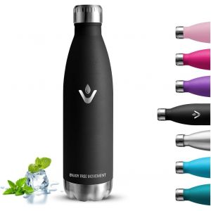 Gourde- 750ml- Gourde Isotherme, Sans Bpa, Gourde Inox, 24h Froid & 12h Chaud, Gourde Metal, Anti Fuite, Gourde , Acier Inoxydable 18/8, Bouteille D'eau Pour Bureau, Randonnée, Camping - Neuf