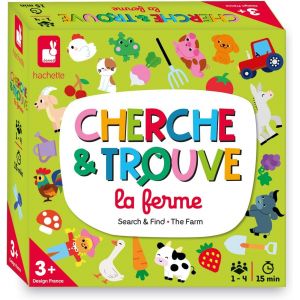 Eryi-- Mon Premier Cherche Et Trouve La Ferme - Jeu De Société Enfant - Jeu D'observation - Dès 3 Ans,J02454 - Neuf