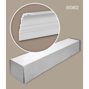 Profhome 650802-box 1 carton 4 pi&egrave;ces Corniche Moulure de plafond design moderne | 8 m - Neuf