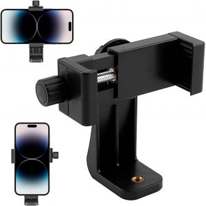 Loc-Support Et Adaptateur Trépied Pour Iphone,360° Rotation Adaptateur Trepied Smartphone,Adaptateur Trépied Téléphone Avec Pince Réglable,Adaptateur Trépied Smartphone Pour Iphone,Samsung,Huawei - Neuf