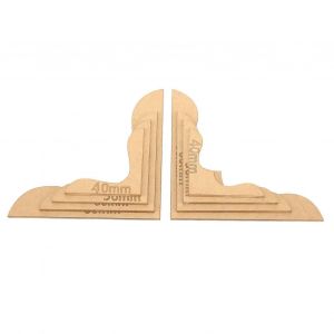 8pcs Fleurs Modèles Diy Transparent Acrylique Coin Fleur Motif Pochoir Pochoir Outils De Coupe Avec Couche Pour L'artisanat - Neuf