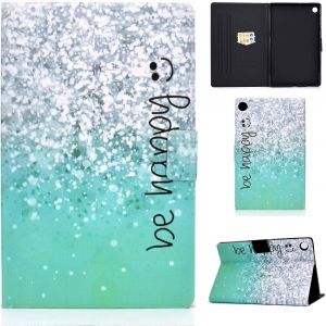 LORANKA-Coque pour Samsung Galaxy Tab A8 2021 10.5 Pouces/SM-X200/SM-X205, &Eacute;tui Housse Samsung A8 2021,Coque de Protection avec Support Fonction pour Samsung Galaxy Tab X200, Smiley Vert Argent&eacute; - Neuf