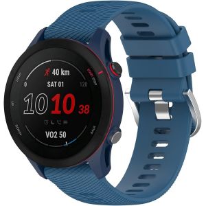Letnerny-Bolulo Bracelet De Montre 22mm Pour Garmin Forerunner 255 Music/255, Venu 2, Vivoactive 4 - Sangle En Silicone Avec Fermoir - Neuf