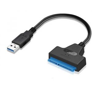 Cable SATA USB 3.0 vers SATA Convertisseur USB vers SATA III Adaptateur USB 3.0 vers SATA III Cable pour 2.5" SSD-HDD93 - Neuf