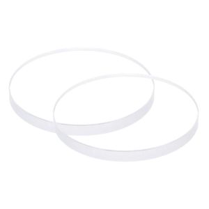 Kal-2pcs Verre De Montre En Cristal Transparent 29mm De Diamètre, 3mm D'épaisseur, Rond, Plat, En Verre Minéral À Haute Transmittance, Pièce De Rechange Pour Réparateur De Montres - Neuf