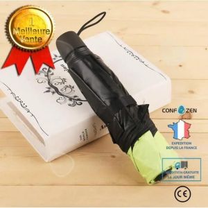 Parasol - Confo® - Lotus Noir - Anti-Ultraviolet - Ouverture Manuelle - 3 Volets - Neuf