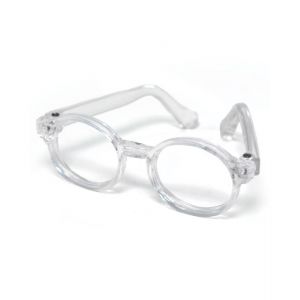 Lunettes Rondes Pour Amigurumi / Poupée - 8,5 X 2,5 Cm - Circulo Taille : 8,5 X 2,5 Cm. Color : Transparent - Neuf
