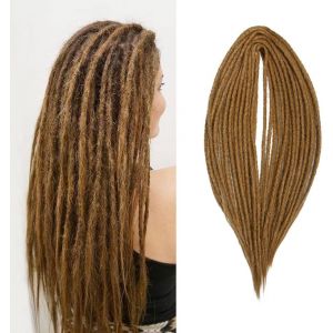 Ershi-20 Pouces 10 Brins/Paquet Extensions De Dreadlocks Synthétiques Minces 0,6 Cm Cheveux Tressés Au Crochet Dreads Douces Dread[2 - Neuf