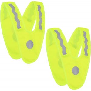 2 Pièces Gilets De Sécurité Pour Enfants, Gilet Réfléchissant De Sécurité Pour Garçon Fille Voiture Running - Forme De V[Z383] - Neuf