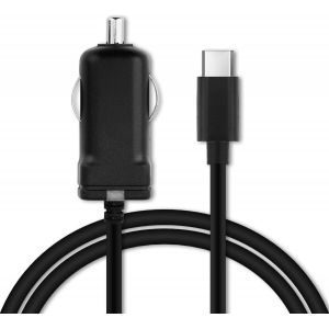 TIANYI-Chargeur Allume-Cigare Voiture USB C Type C 2.4A Compatible avec, 5V - Cable 1.1m Charge Auto 12V / Camion 24V - Neuf