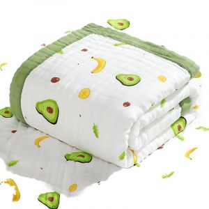 Serviette De Bain En Gaze De Coton Pur Pour Enfants, Couverture Pour Nouveau-N&eacute;s, Enfants N&eacute;s, B&eacute;b&eacute;, Serviette De Bain Pour B&eacute;b&eacute;, 110x110cm, Poudre De Cheval Arc-En-Ciel - Neuf