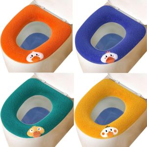 Ensemble de 4 housses de si&egrave;ge de toilette, coussin de toilette, housse de si&egrave;ge de toilette, w - Neuf