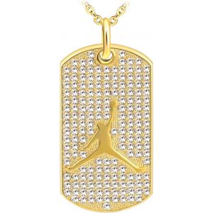 Trahoo-Collier En Acier Inoxydable Pour Homme Avec Pendentif En Forme De Ballon De Basket 58,4 Cm - Neuf