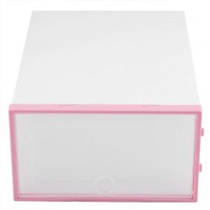 Empilables En Plastique Transparent Chaussure Boîte De Rangement Tiroir Style De La Famille De La Chambre De La Chaussure De Boîte De Rangement - Neuf