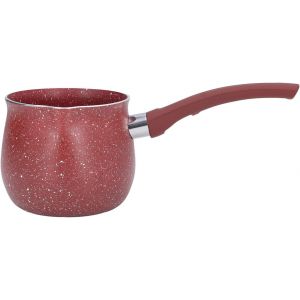 Subzonal-Casserole &Agrave; Lait En Alliage D'aluminium, Rouge, 10 Cm De Diam&egrave;tre, Avec Becs Verseurs, Rev&ecirc;tement &Eacute;maill&eacute; Antiadh&eacute;sif, Petite Marmite &Agrave; Soupe - Neuf