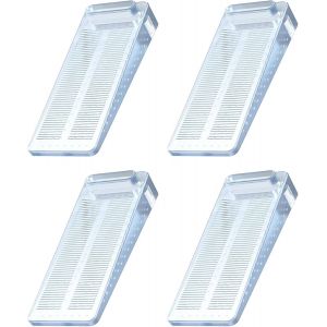 4pcs Anti-Dérapant Étage Porte Cales Réglables En Hauteur, Ces Cales Peuvent Être Utilisés Sur N'importe Quelle Base, Tels Que Les Tuiles, Le Béton, Le Ciment, Les Tapis, Planche - Neuf