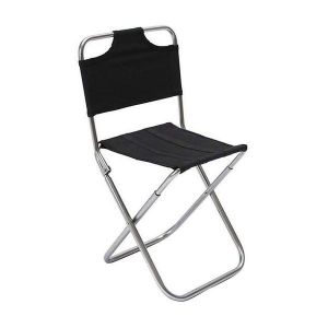 Chaise Pliante D'ext&eacute;rieur Portable - Si&egrave;ge De Camping Et De P&ecirc;che L&eacute;ger Avec Cadre En Alliage Durable Et Design En Tissu Confortable - Neuf